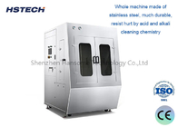 Machine de nettoyage de pochoirs SMT de haute précision avec système de filtre à 3 niveaux et bouton d'arrêt d'urgence
