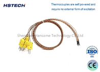 Thermocouple avec connecteur, température d'utilisation de 0 à 1000 °C, WRM N, céramique/plastique