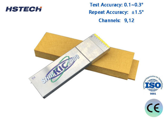 Test du profiler de température du four à reflux SMT KIC Batterie alcaline de 9 V à haute précision répétée