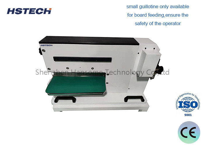 Équipement de dépannage de PCB de type guillotine certifié CE pour une coupe sûre et précise