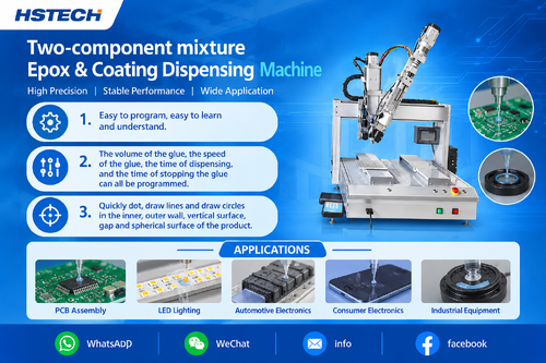 Derniers blogs de l'entreprise sur HS‑D5331 Table‑Top Dual‑Platform Dispenser — Reliable Automated 2‑Part Epoxy Dispensing for Electronics