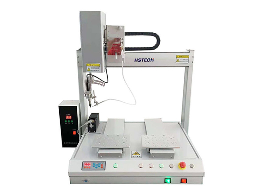 Un bon prix. Machine de soudage automatique robotique à double table à 5 axes avec système de filtre de purification de la fumée en ligne