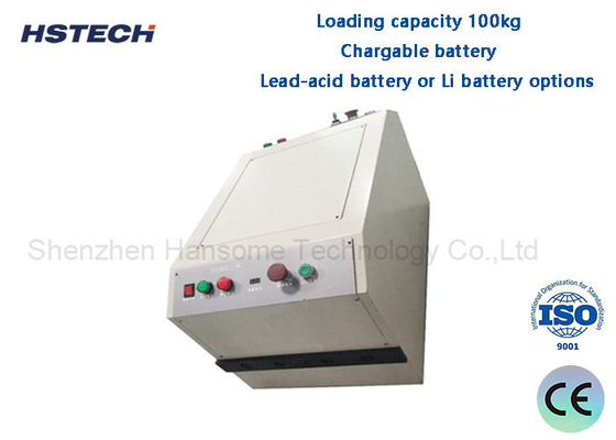 Un bon prix. Capacité de chargement 100 kg Batterie rechargeable Véhicules à guidage automatique avec lumière de transfert et de visualisation en ligne