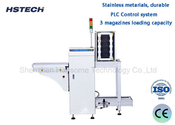 Un bon prix. Système de commande PLC Matériaux inoxydables Matériaux inoxydables durables Contrôle de bouton durable Déchargeur de PCB en ligne