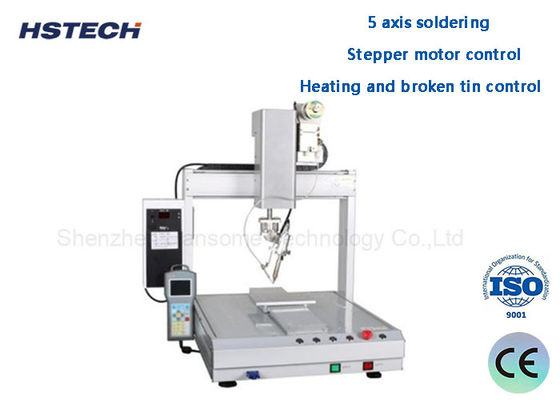 Un bon prix. Machine de soudure de PCB à tête unique à axe R avec fonction de nettoyage automatique en ligne