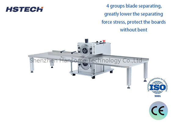 Un bon prix. Équipement de dépannage de PCB à grande vitesse avec une lame circulaire et une longueur de 400 mm en ligne