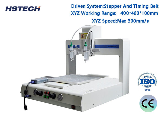 Un bon prix. Max 300mm/s 4 axes machine de distribution de colle avec pas à pas et ceinture de chronométrage en ligne