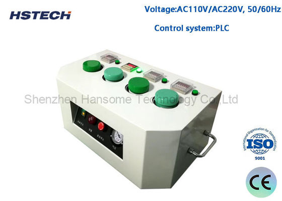Un bon prix. Appareil de pâte à souder de couleur blanche 4 réservoir de travail Machine automatique de décongélation de pâte à souder En ligne