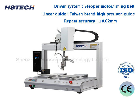 Un bon prix. Robot de soudure à commande de chauffage 0,6 à 1,0 mm câble de soudure compatible à 5 axes machine de soudure automatique HS-5331R en ligne