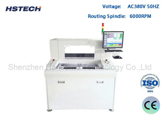 Un bon prix. Machine de détection de CCD PCBA Router avec spindle de routage de 6000 tours par minute et servo-moteur entraîné pour le dépannage de PCB en ligne