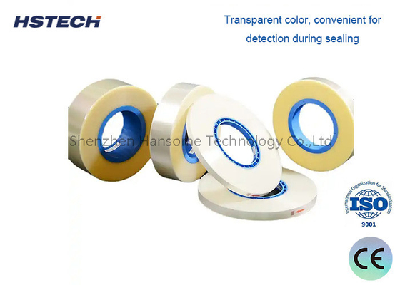 Un bon prix. Tape de couverture pour le compteur de composants SMD: largeur 9,3 mm, 300 m par bobine, matériau PET transparent étanche à chaud en ligne