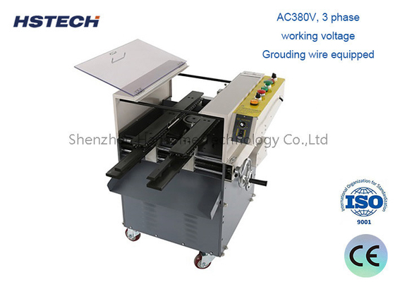 Un bon prix. Parties de la machine SMT à haute stabilité AC380V 8/10 pouces lame 3600 tours par minute Machine automatique de découpe de plomb de PCB en ligne