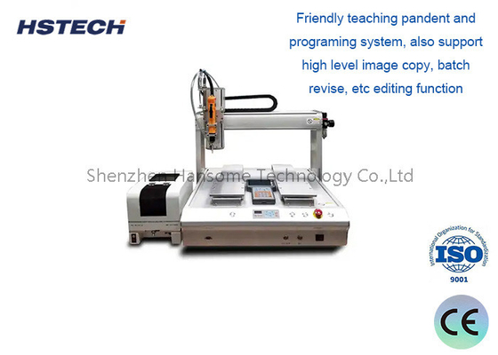 Un bon prix. Machine de verrouillage à vis à 4 axes efficace. w/ station double, M1-M6, 500*300*300*100 mm en ligne