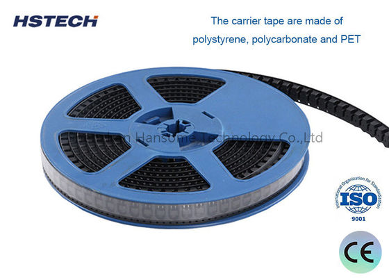 Un bon prix. SMD LED Chip Black Color Embossed Carrier Tape avec une largeur de 4 à 104 mm en ligne