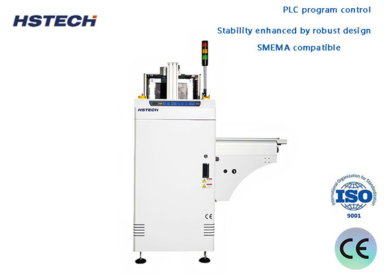 Un bon prix. Sélection manuelle du mode d'exécution automatique du PCB Déchargeur équipement de manutention de PCB avec signal SMEMA en ligne