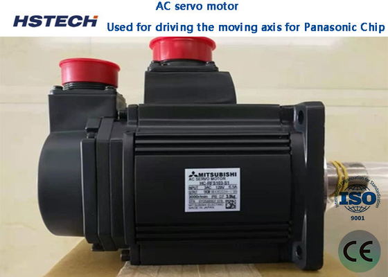 Un bon prix. Servo-moteur à courant alternatif Panasonic utilisé pour entraîner l'axe de déplacement pour la machine de montage de puces Panasonic en ligne