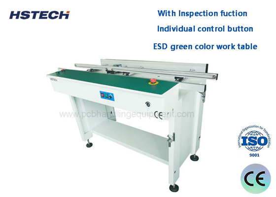 Un bon prix. Sensor malade 1500 mm longueur ceinture ESD PCB convoyeur de liaison avec fonction d'inspection bouton de commande individuel en ligne