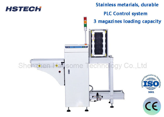 Un bon prix. Système de commande PLC Matériaux inoxydables Matériaux inoxydables durables Contrôle de bouton durable Déchargeur de PCB en ligne