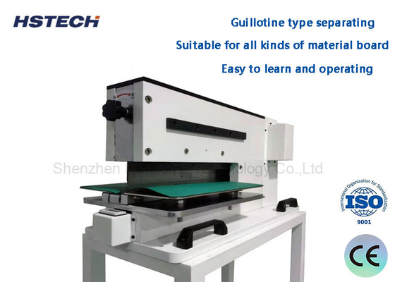 Un bon prix. Équipement de dépannage de PCB en état neuf puissant à basse tension V coupe lame linéaire Pneumatique machine de séparation de PCB en ligne