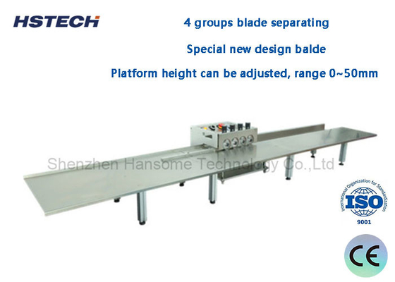 Un bon prix. Équipement de dépannage de PCB à bande dure LED séparant la lame en utilisant une plate-forme de 1,2 mètre en ligne