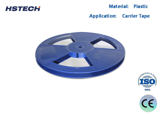 Un bon prix. 13 pouces anti-statique SMD pièces assemblage bobines en plastique couleur bleue pour le ruban adhésif bobine en plastique en ligne