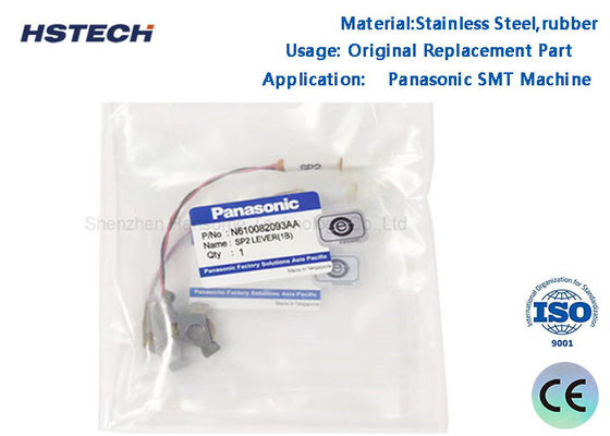 Un bon prix. N610082093AA Panasonic SP2 LEVER 1B Pièces de machines SMT en caoutchouc d'acier inoxydable originales neuves en ligne