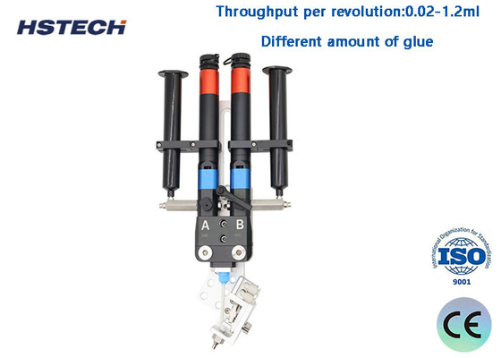 Un bon prix. 0.02ML Débit par révolution Deux types différents de colle à double tube en ligne