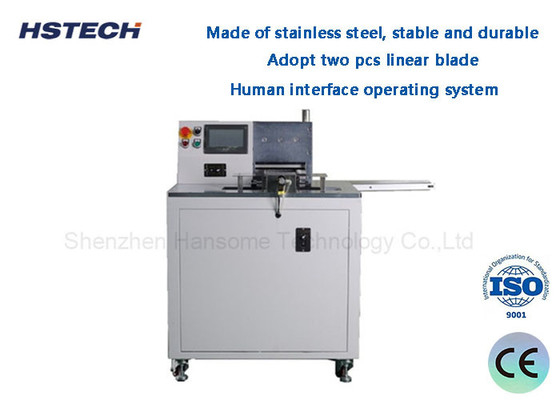 Un bon prix. Système d'exploitation de l'interface humaine en acier inoxydable stable et durable PCB de guillotine automatique HS-A310 en ligne