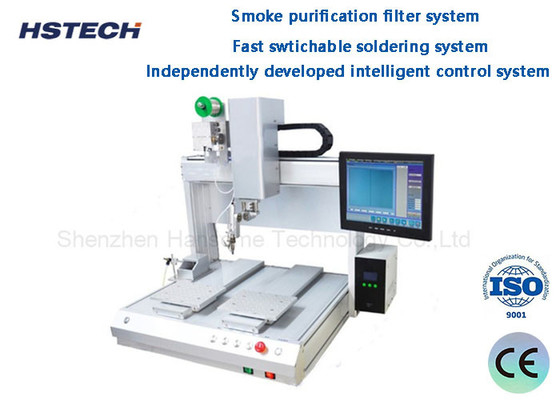Un bon prix. Robot de soudure de bureau à commande intelligente avec système de filtre de purification de fumée en ligne