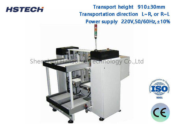 SMT Production 90 degrés PCB Magazine Unloader bouton de commande LED MD Rapport HS-CU390
