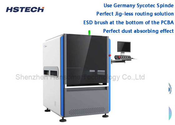 Un bon prix. Allemagne Sycotec Spinde Solution de routage parfaite sans jig Inline PCBA Router Machine HS-ARX-811 en ligne
