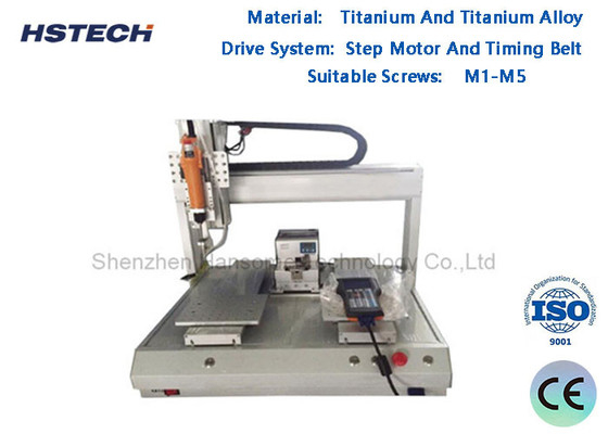 Un bon prix. Machine de fixation automatique à vis à 4 axes à double plate-forme à vis HS-SL5331 en ligne