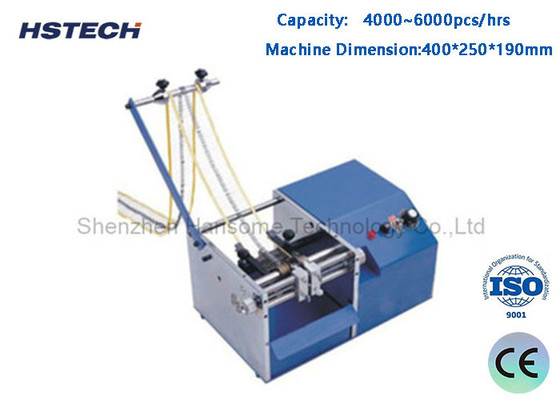Un bon prix. Machine de formage du plomb à lame d'acier 4000 ~ 6000 pièces / heure bande de haute capacité Package composants axiaux Machine de formage du plomb en ligne