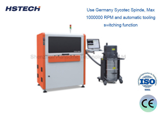 Un bon prix. 100000 tours par minute Système CCD à fuseau en ligne de dépannage de PCB Router Machine sans Jig en ligne