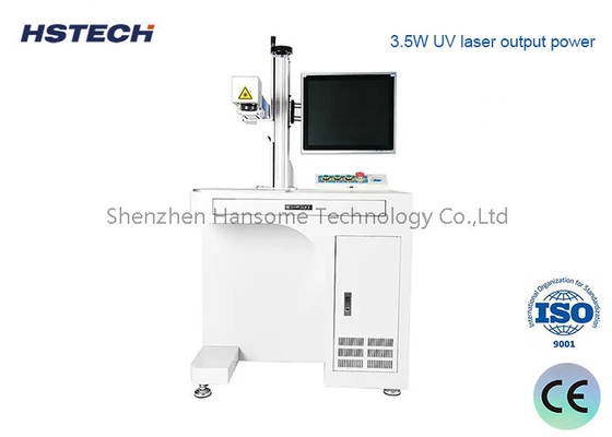 Un bon prix. Unité laser UV de 3 W, commande PLC, machine de marquage laser UV de 4-6 bar en ligne