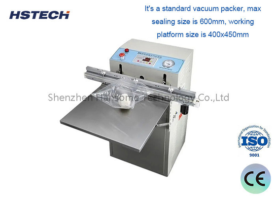 Un bon prix. Emballage sous vide extérieur à plancher avec hauteur réglable et auto-détection, taille d'étanchéité maximale de 600 mm en ligne