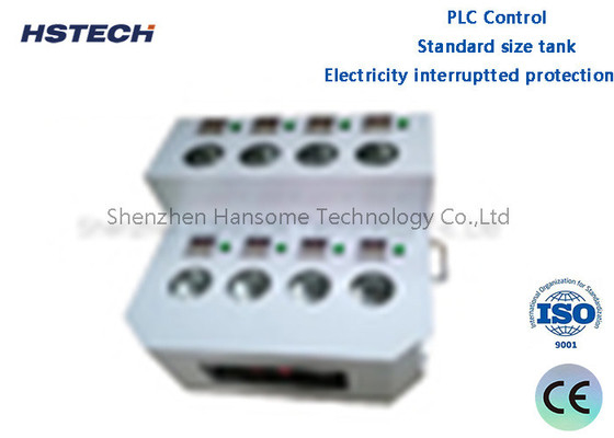 Un bon prix. Contrôle PLC Taille standard réservoir électricité protection interrompue soudure pâte dégelant machine en ligne