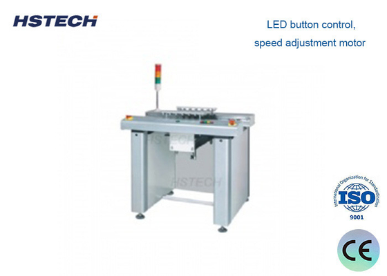 Un bon prix. Équipement de manutention de circuits imprimés en acier inoxydable durable à manivelle manuelle ESD pour régler la largeur du bouton LED en ligne