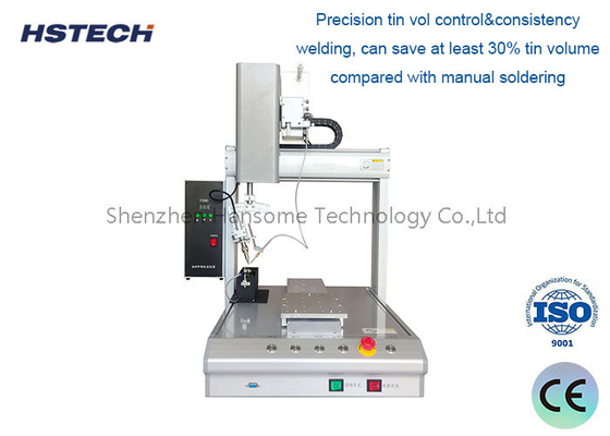 Un bon prix. 4 axes machine de soudure automatique programmation manuelle haute précision X/Y/Z/R rotation en ligne