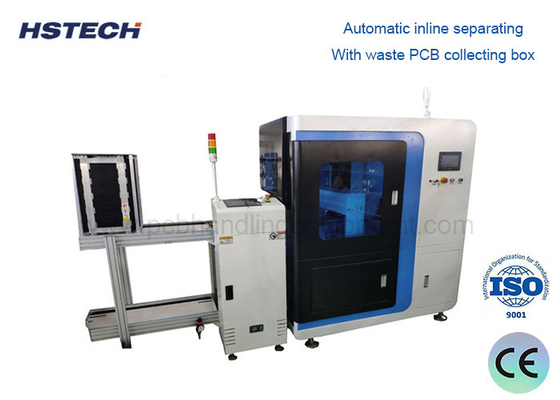 Un bon prix. Machine de routeur de type PCB auto-refroidi avec inspection de précision par couteau de rupture en ligne