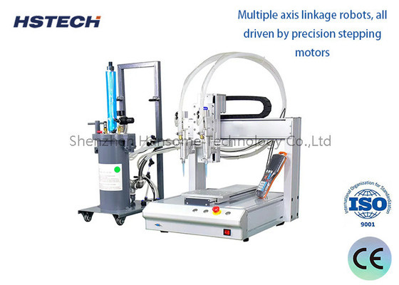 Un bon prix. Machine à distribuer de la colle à haute vitesse à 4 axes AB avec moteur pas à pas et ceinture de chronométrage en ligne