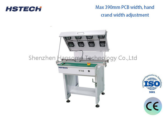Un bon prix. Max 390 mm largeur du convoyeur de PCB SMT SMEMA équipement de traitement de signal de PCB avec ceinture plate ESD en ligne