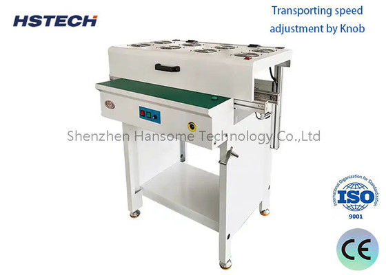 Un bon prix. Convoyeur à bande plate ESD en acier inoxydable pour la manutention de circuits imprimés avec norme SMEMA et contrôle de vitesse variable en ligne