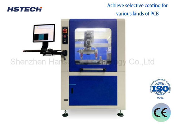 Un bon prix. 400 mm*300 mm*2 Machine de distribution d'adhésifs à portée de travail avec une précision de répétition de 0,02 mm en ligne