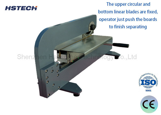 Un bon prix. Équipement de dépannage de PCB à poussée manuelle en acier à grande vitesse avec lames linéaires d'amplificateur circulaire en ligne