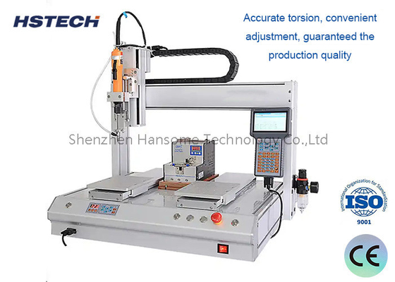Un bon prix. Machine de fixation à vis à trois axes en argent Machine de verrouillage à vis 55 kg 2000 tours par minute Pour l'assemblage de PCB en ligne