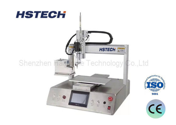 Machine de fixation à vis de bureau et à fonctionnement visible à tête unique de verrouillage