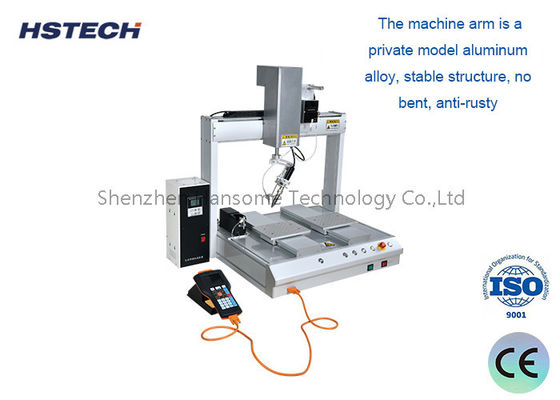 Machine de soudage de bureau à 4 axes avec guide linéaire Hiwin et fonction de nettoyage automatique