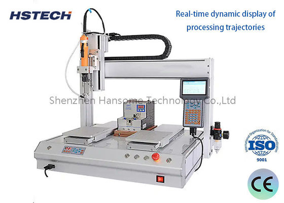 Machine de fixation à vis à double plateforme à 3 axes, machine à verrouiller à vis pour applications industrielles