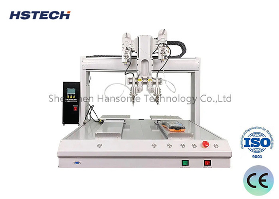 Un bon prix. Machine de soudage à double table avancée avec deux fer à souder pour la soudage de précision en ligne